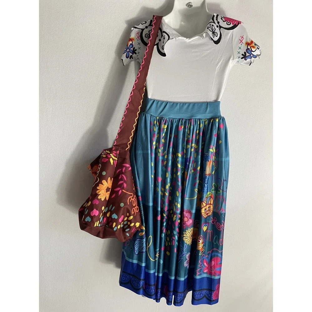 Ainiel Encanto Mirabel Cosplay Dress Size 100 - Cute And Colorful! NWT